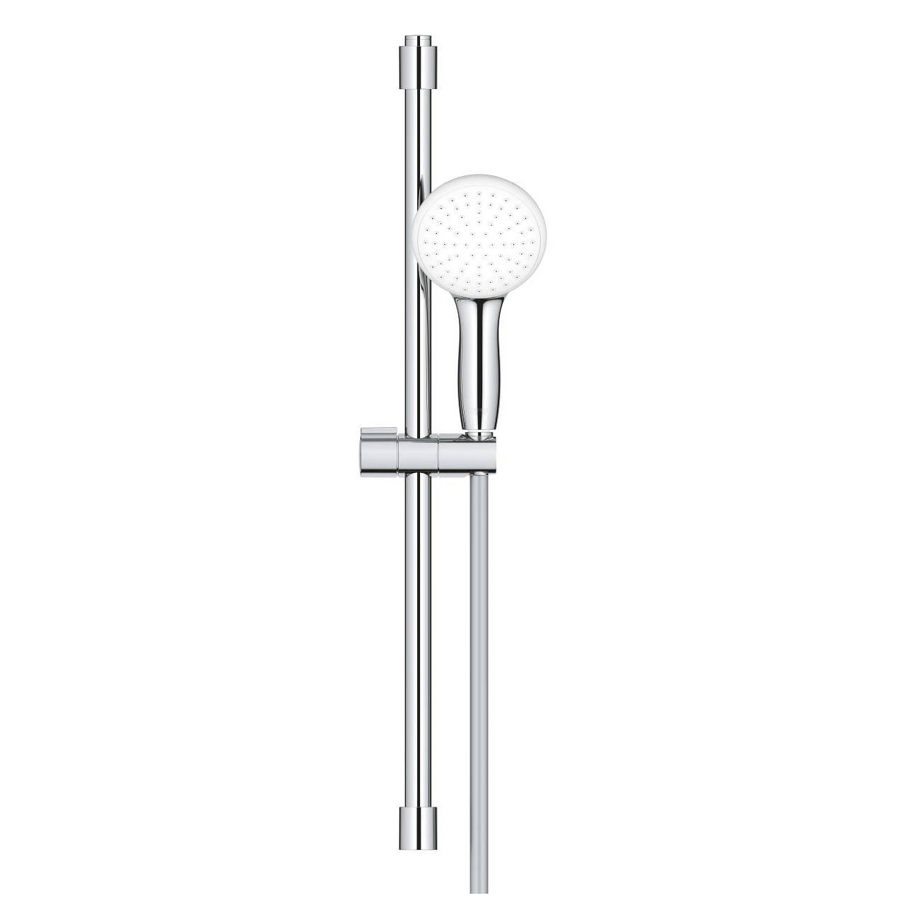 Grohe Tempesta 110 Brausestangenset, 600mm, Relexaflex 1750mm, 1 Strahlart, Durchfl. 16,6 l/min, Chrom, 27853003