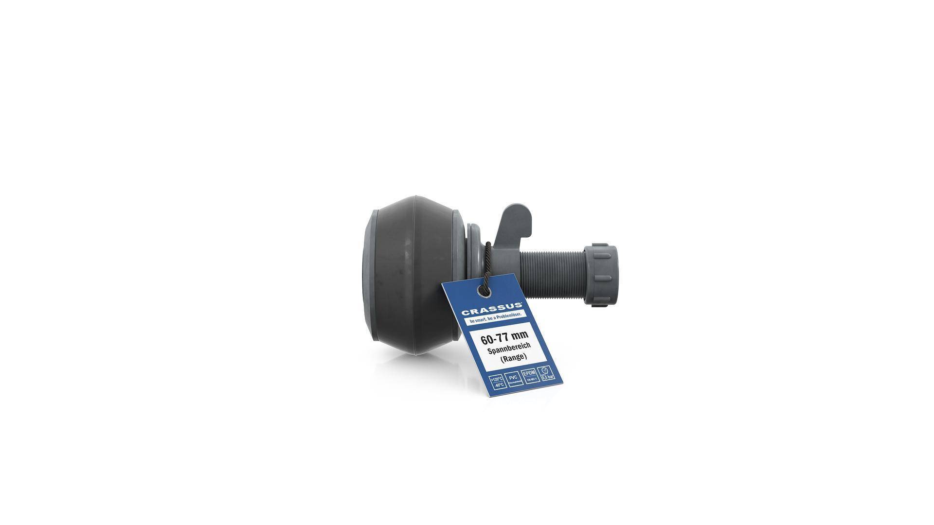 Crassus Schnellverschlussstopfen CSV 70 PVC, 60-77mm