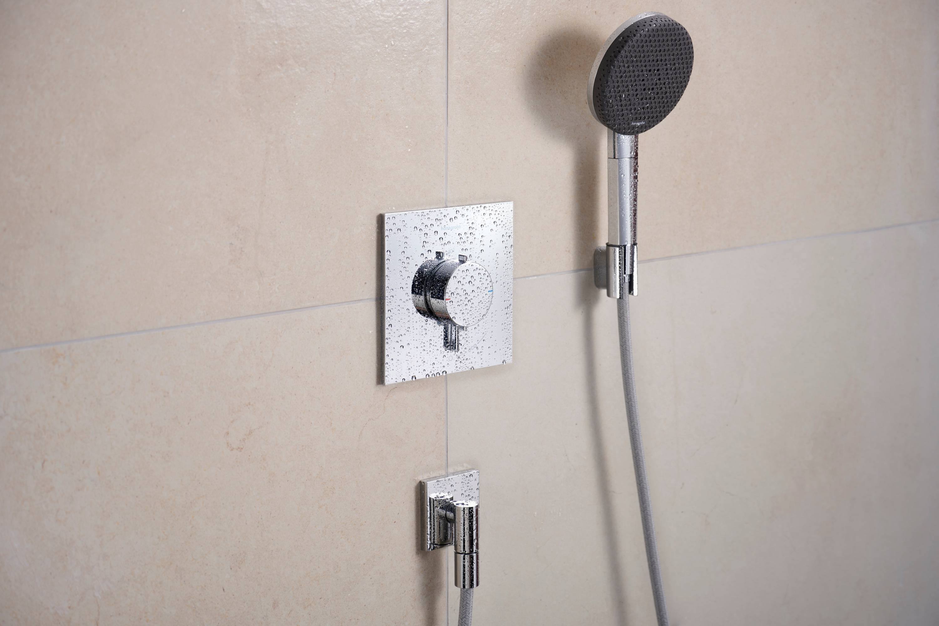 hansgrohe Ecostat Comfort E Thermostat Unterputz für 1 Verbraucher, Chrom