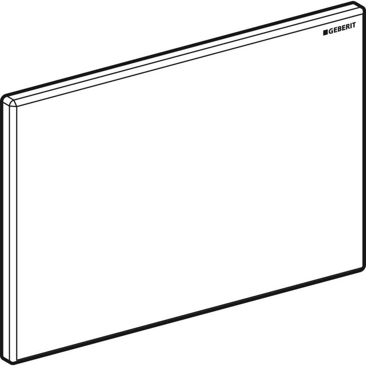 Geberit Abdeckplatte für Hygienespülung aus Kunststoff, Alpinweiß, 616222111