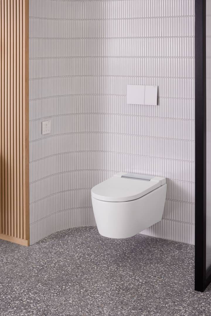 Geberit Wandbedienpanel AquaClean, Bluetooth, Glas, Weiß, 147038SI1