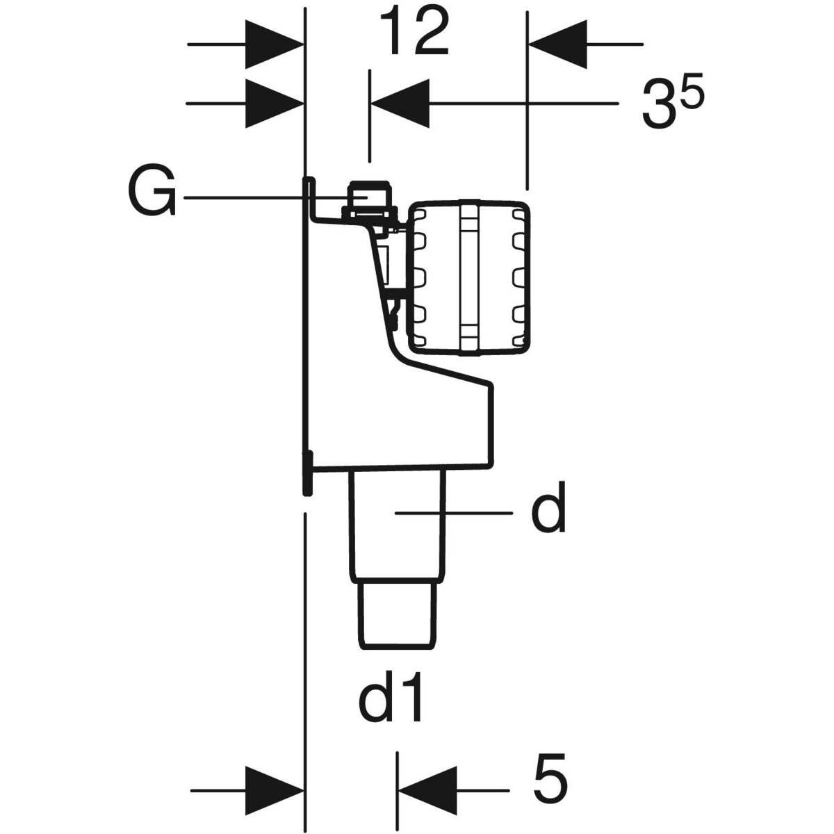 Geberit Hygienespülung Rapid, 1 Stk.