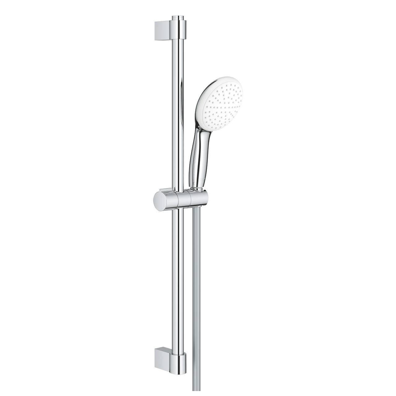 Grohe Tempesta 110 Brausestangenset, 600mm, Relexaflex 1750mm, 1 Strahlart, Durchfl. 7,6 l/min, Chrom, 27924003