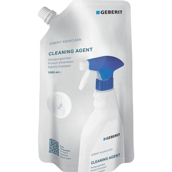 Geberit Nachfüllbeutel AquaClean Reinigungsmittel, Kanister mit 1l, 1 Stk.