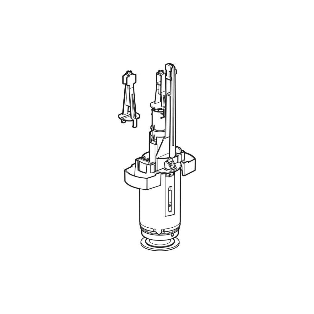 Geberit Spülventil für Aufputzspülkasten AP128, 2-Mengen-Spülung, 243634001