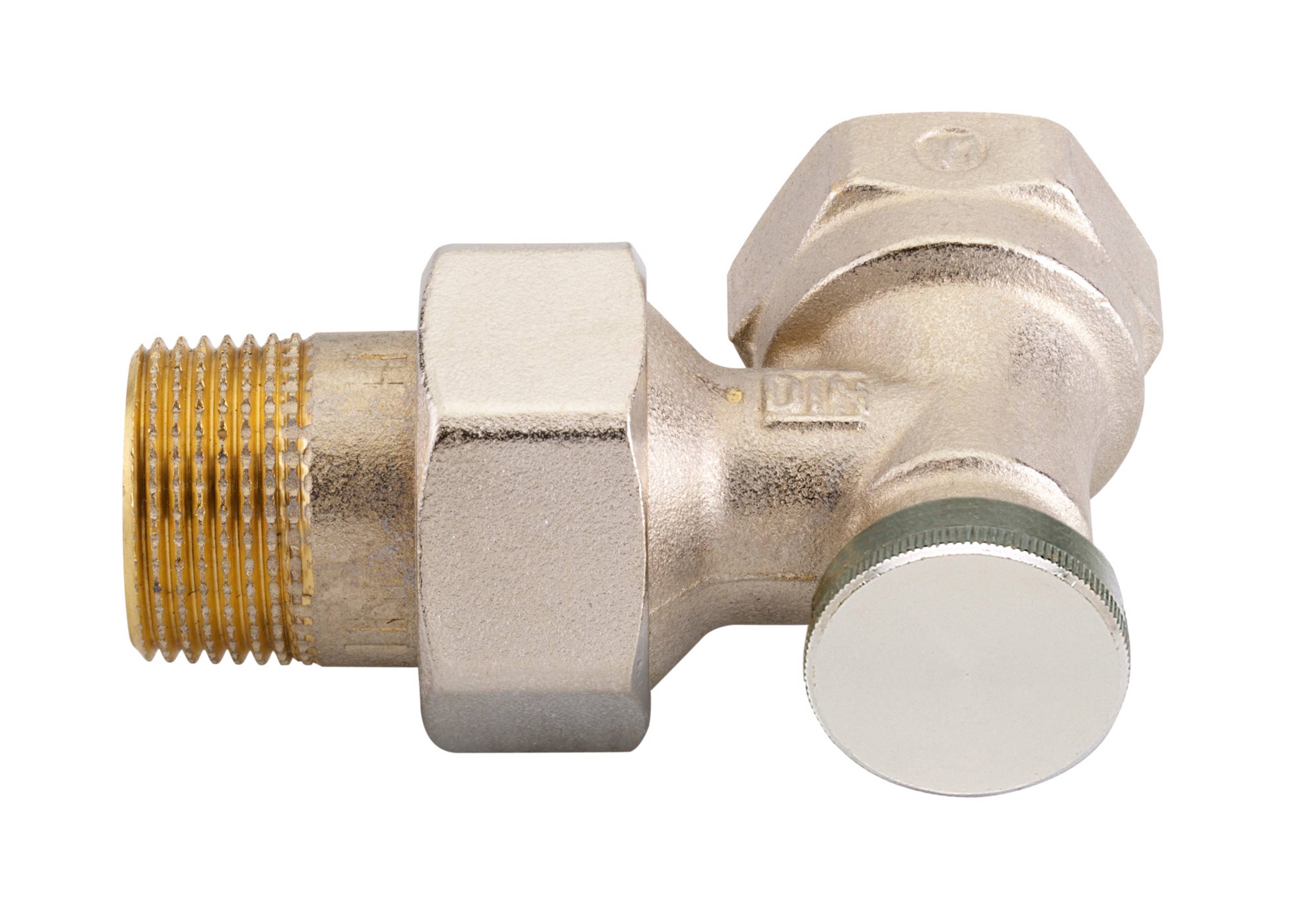Danfoss RLV-S 20 Rücklaufverschraubung R 3/4, Eck, absperrbar, 1 Stk.