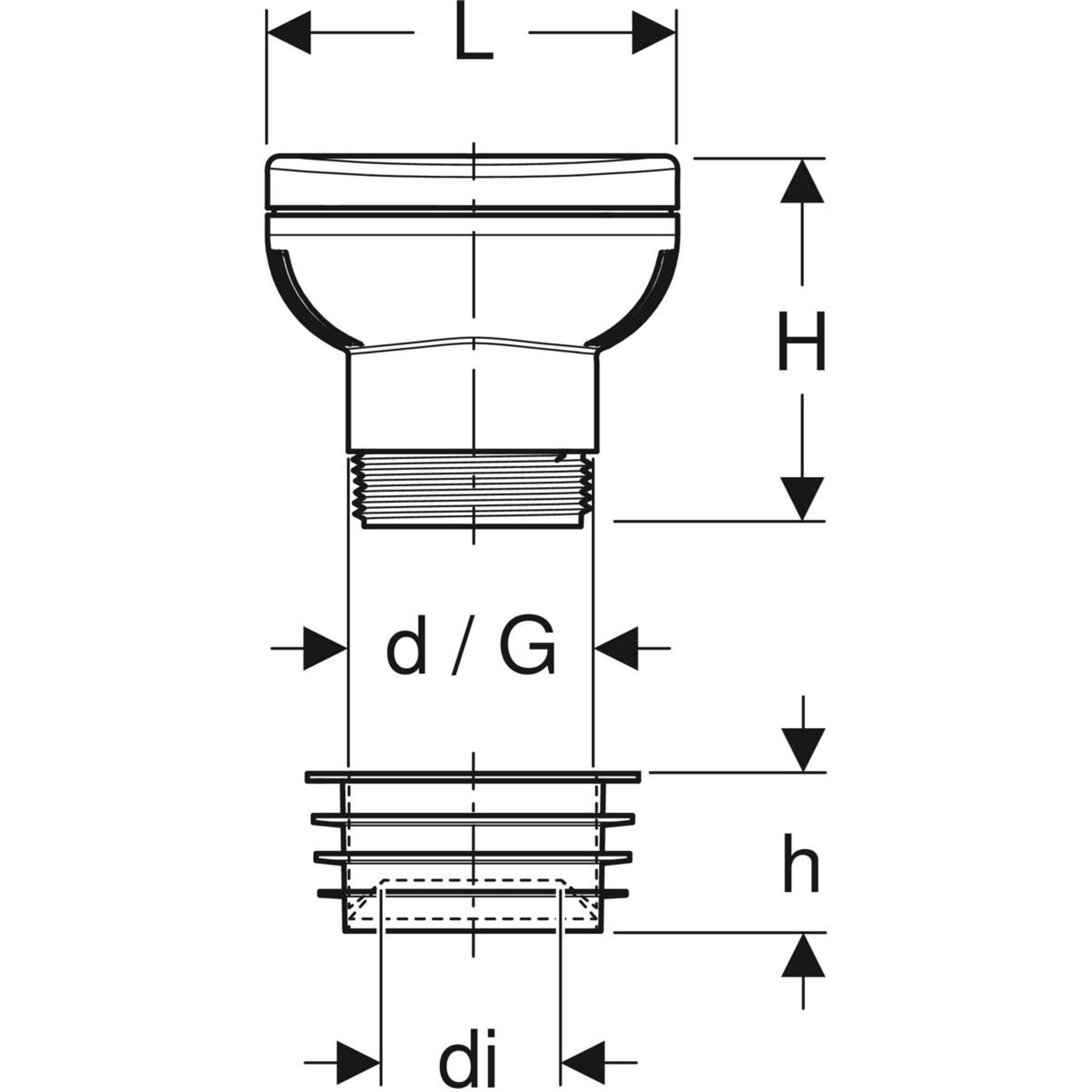 Geberit Rohrbeluefter d32-63mm, 1 Stk.