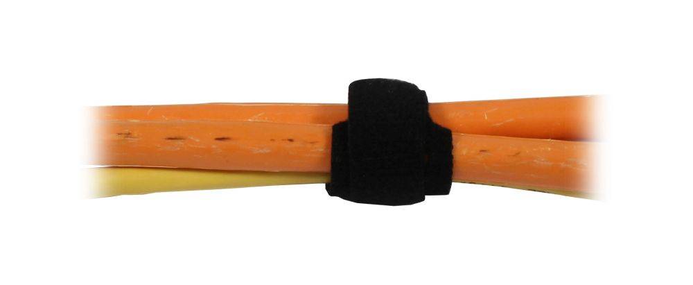 Synergy21 ALLNET 19zbh. Kabelbinder klett, L150xB12mm, 20er Pack, Schwarz,