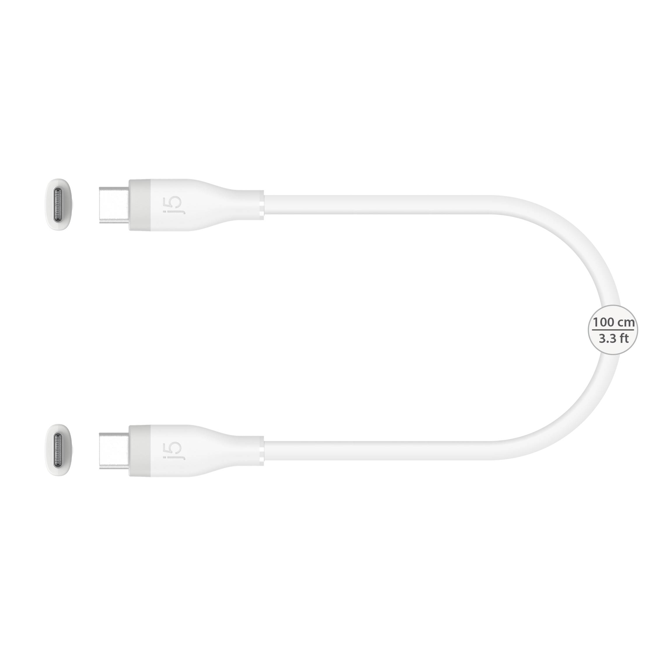 j5create USB-Kabel - 24 pin USB-C (M) zu 24 pin USB-C (M)