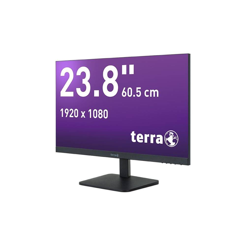 TERRA LCD/LED 2427W V3 IPS black HDMI/DP/USB-C, 60,5 cm (23.8"), Full HD, 5 ms, Schwarz