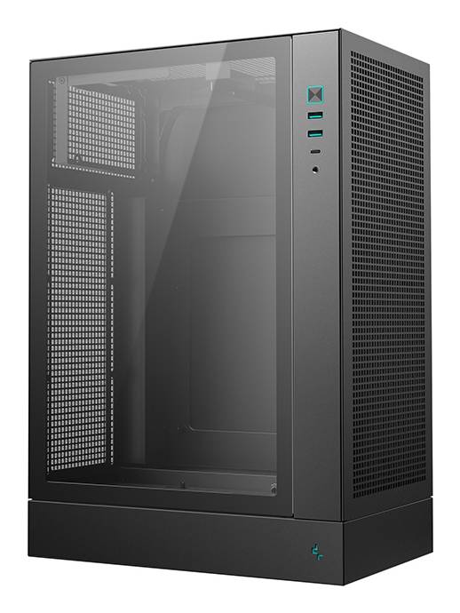 Deepcool CH170 Plus - Mid tower - micro ATX - Seitenteil mit Fenster (gehärtetes