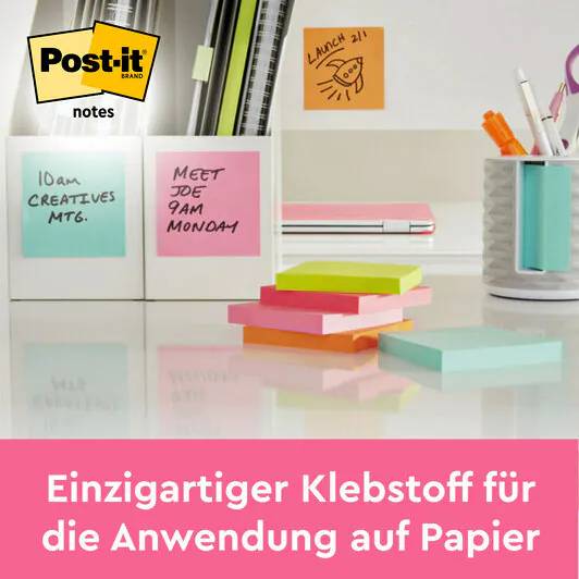 Post-it 653-POP - Notizen - 38 x 51 mm - 1200 Blatt (12 x 100)