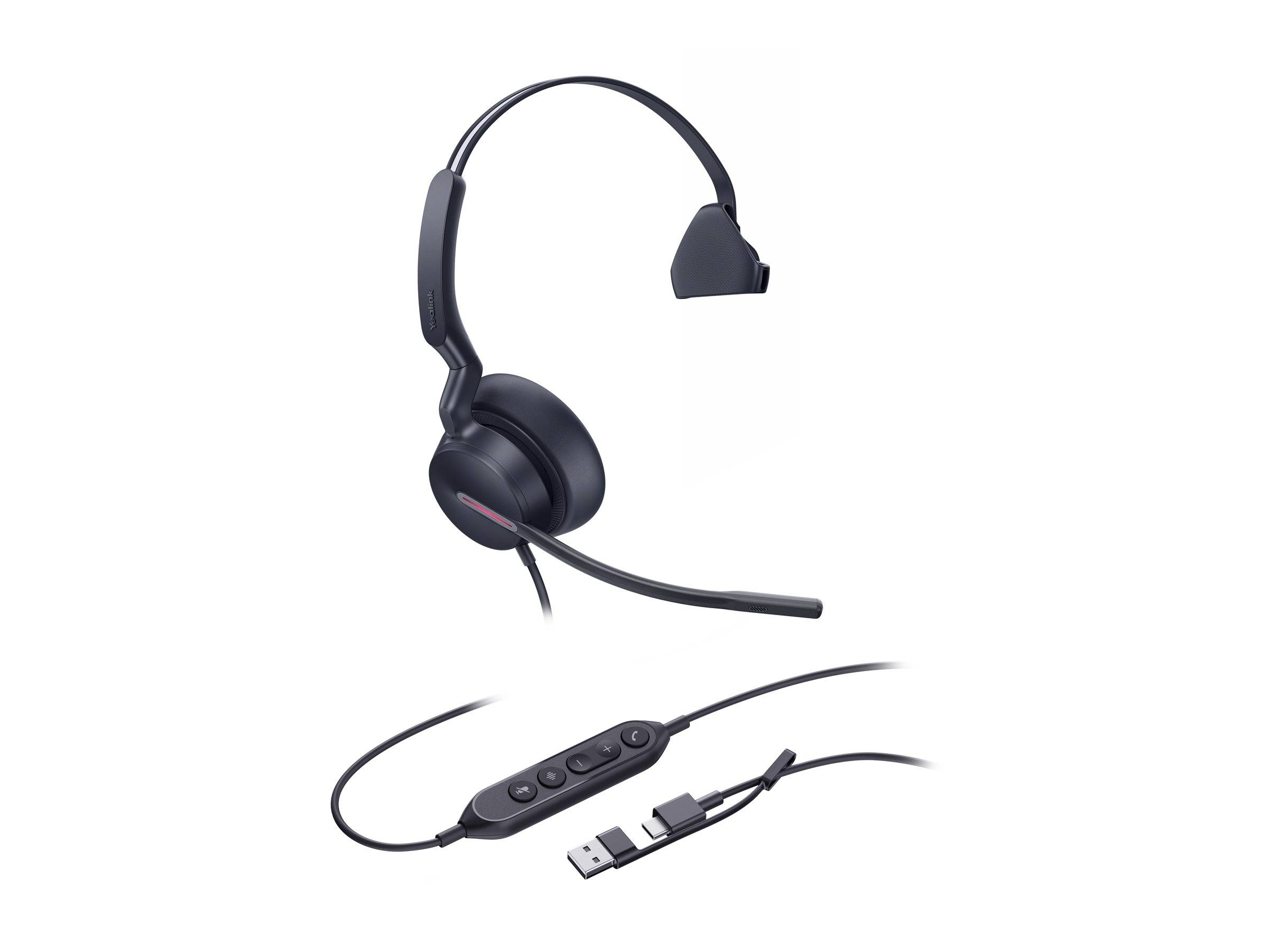 Yealink Headset UH 46 Mono USB-C/A