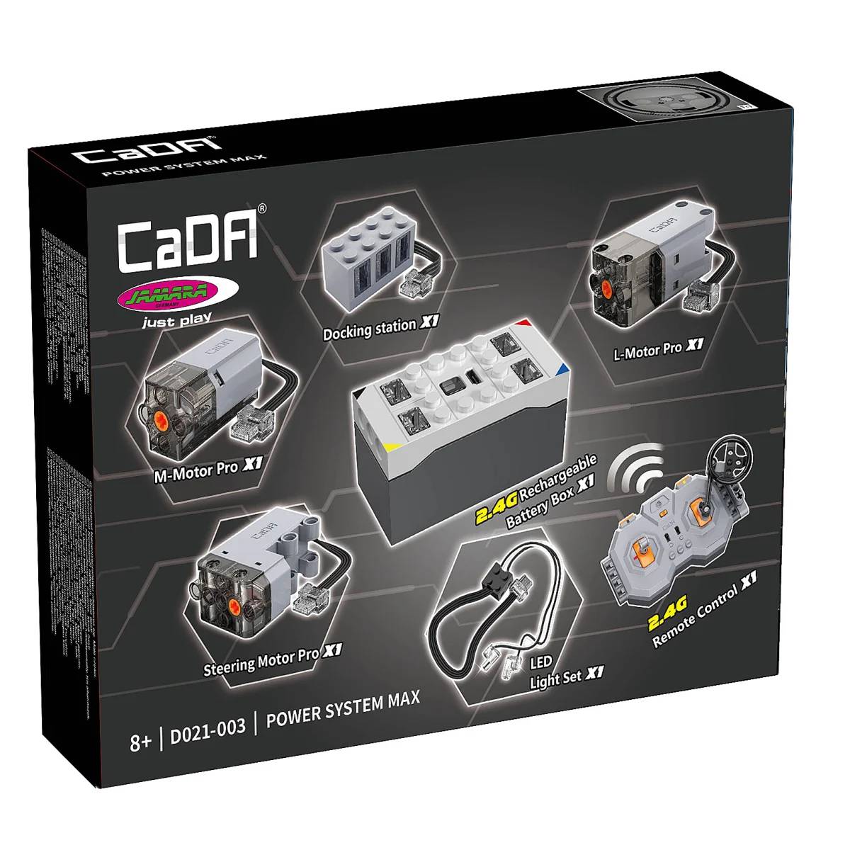 JAMARA CaDA Power System Max Bricks, Grau