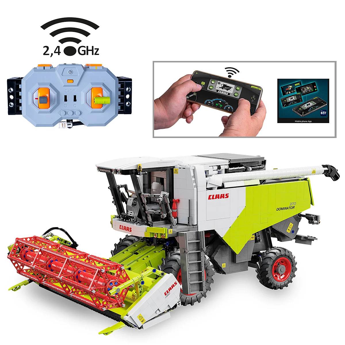 Jamara Claas Dominator 370 1:18 2,4GHz Bricks 14+ Multimedia-Technik Spielwaren