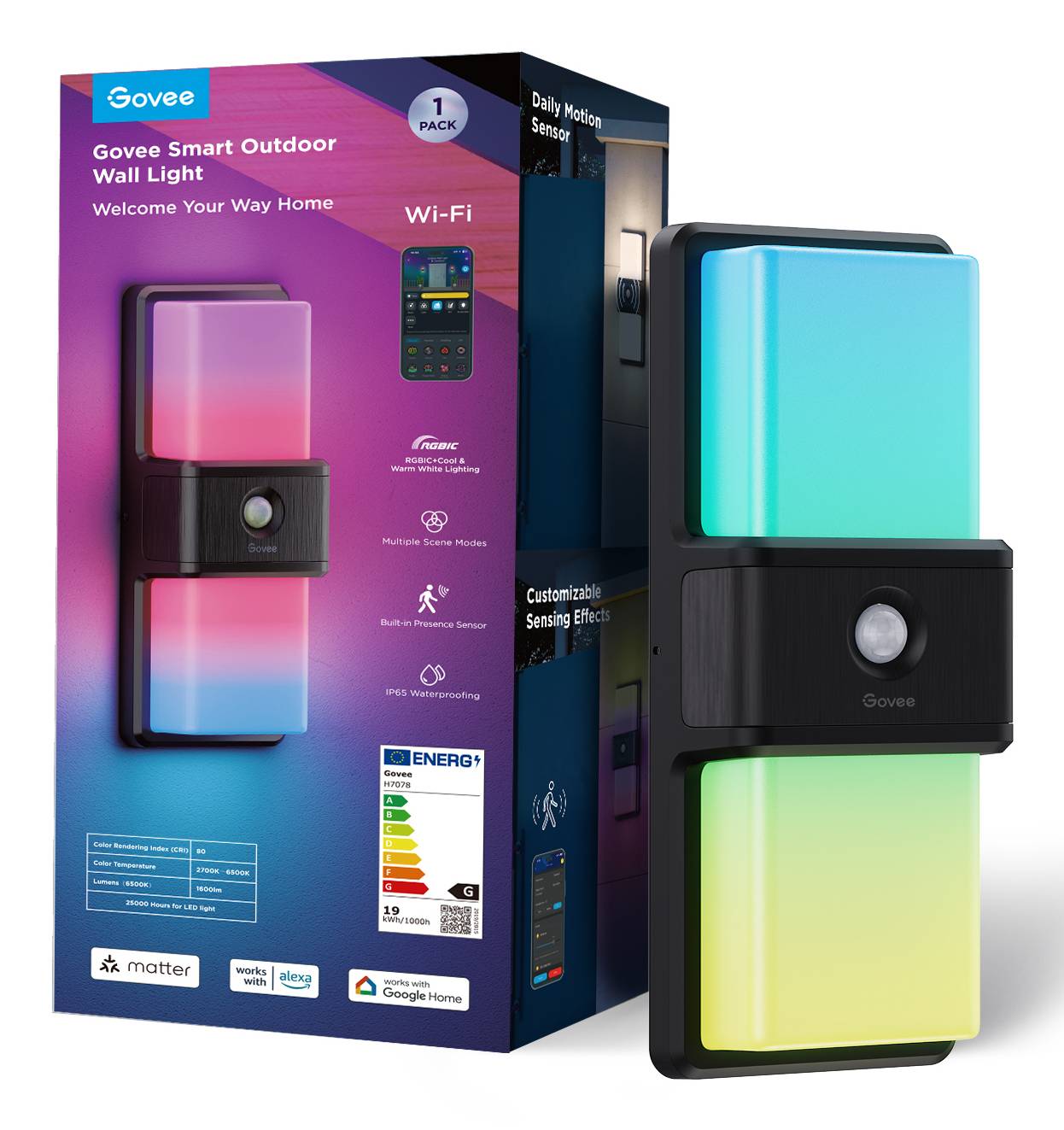 Govee Outdoor Wandleuchte Smart Wall light