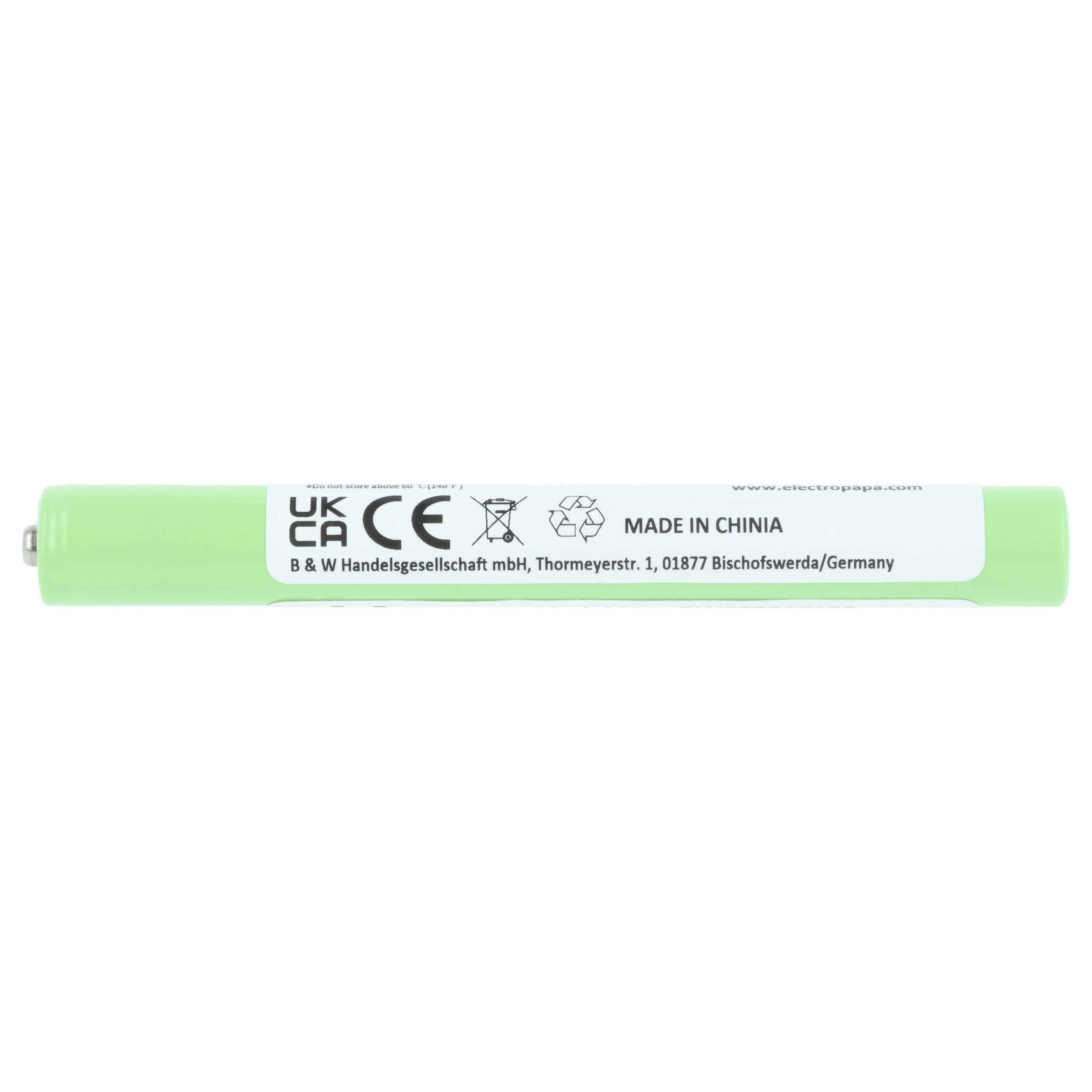 vhbw 2x Akku Ersatz für Ledlenser SP502177_SR für Taschenlampe Kopflampe (650 mAh, 3,7 V, Li-Polymer)