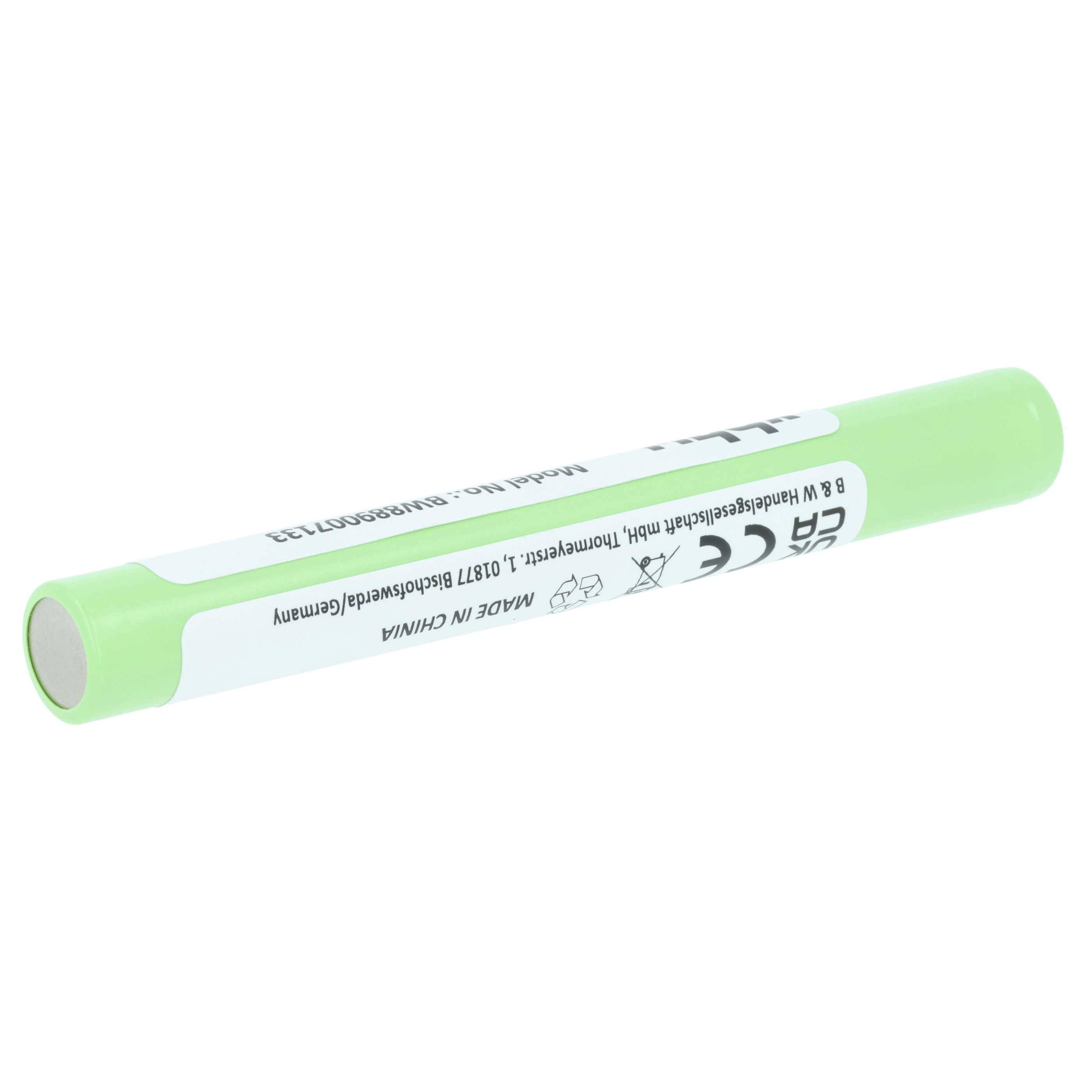 vhbw 2x Akku Ersatz für Ledlenser SP502177_SR für Taschenlampe Kopflampe (650 mAh, 3,7 V, Li-Polymer)