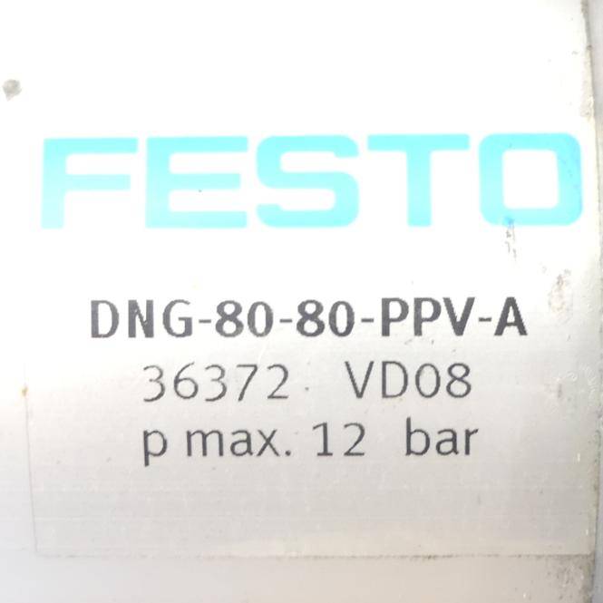 FESTO Normzylinder DNG-80-80PPV-A 36372 (DNG-80-80-PPV-A)