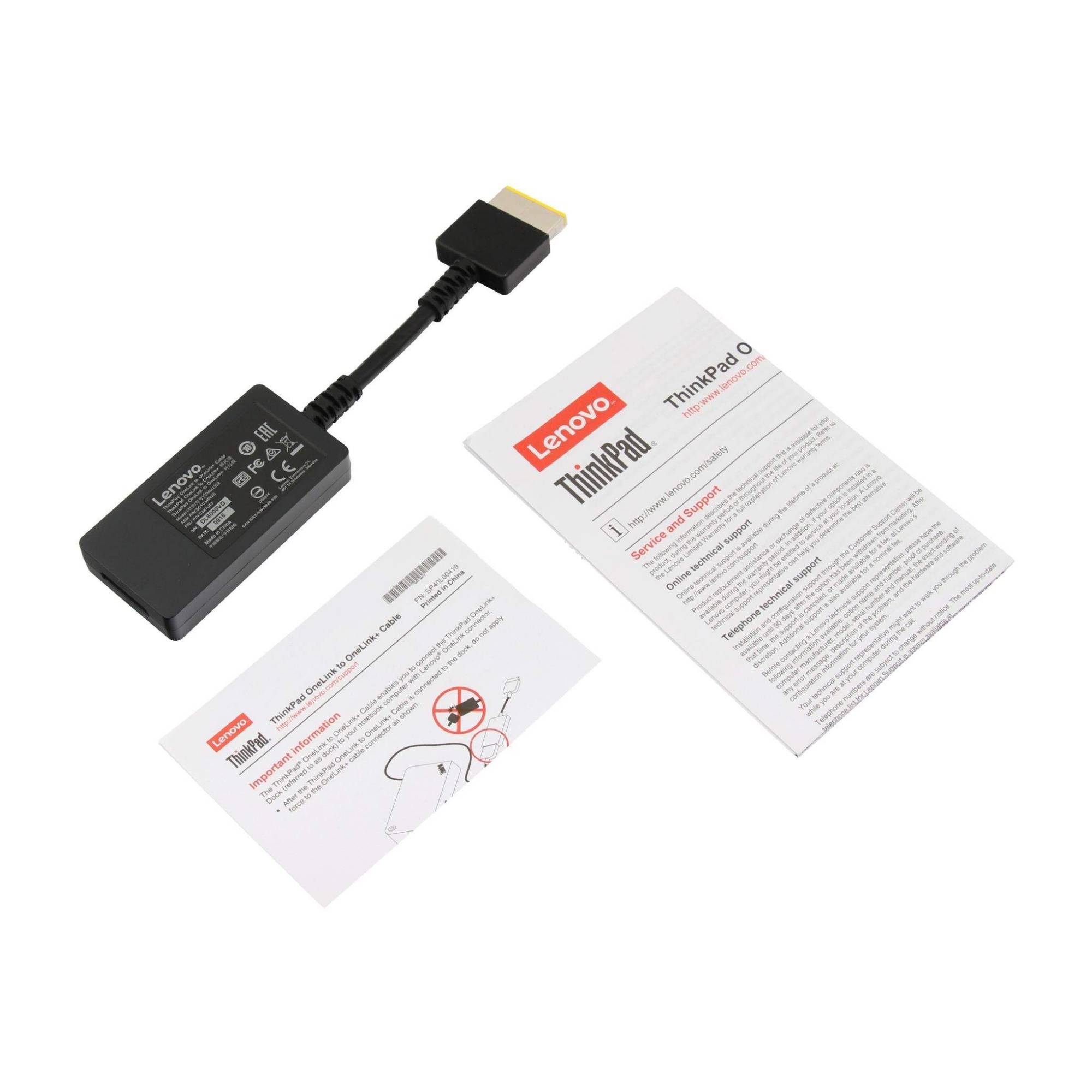 Lenovo Datenkabel - OneLink+ (W) bis OneLink (M) - für ThinkPad E450; X1 Carbon
