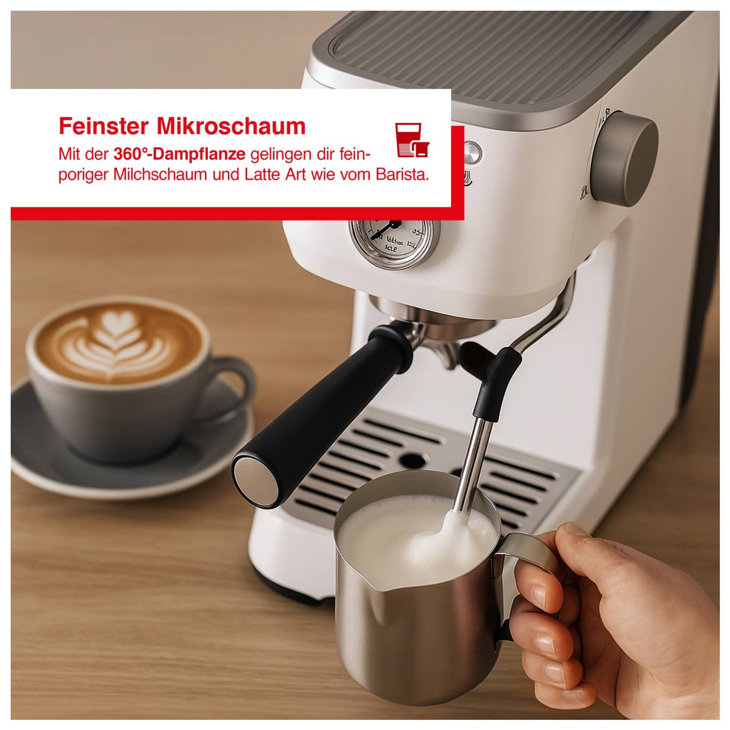 Solis S0252, Espressomaschine, 1,7 l, Gemahlener Kaffee, 1700 W, Weiß
