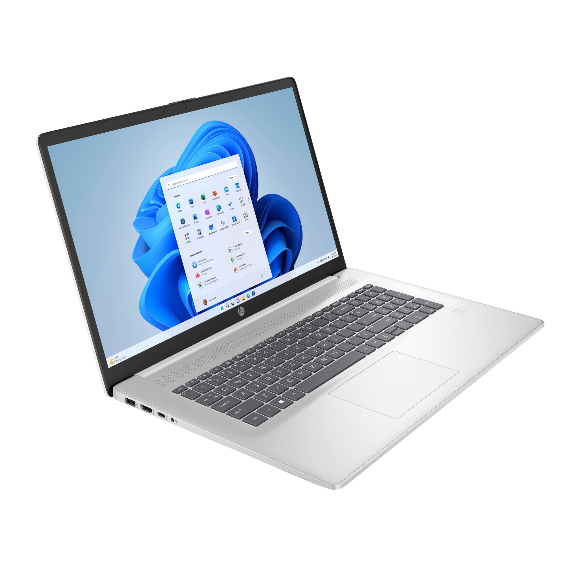 HP 17-cp2640ng, AMD Ryzen™ 3, 2,4 GHz, 43,9 cm (17.3"), 1920 x 1080 Pixel, 8 GB, 512 GB