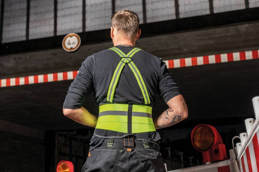 Rückenstützgurt BR 110 HiVis, Gr. M Kneetek