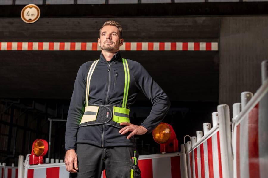 Rückenstützgurt BR 110 HiVis, Gr. M Kneetek