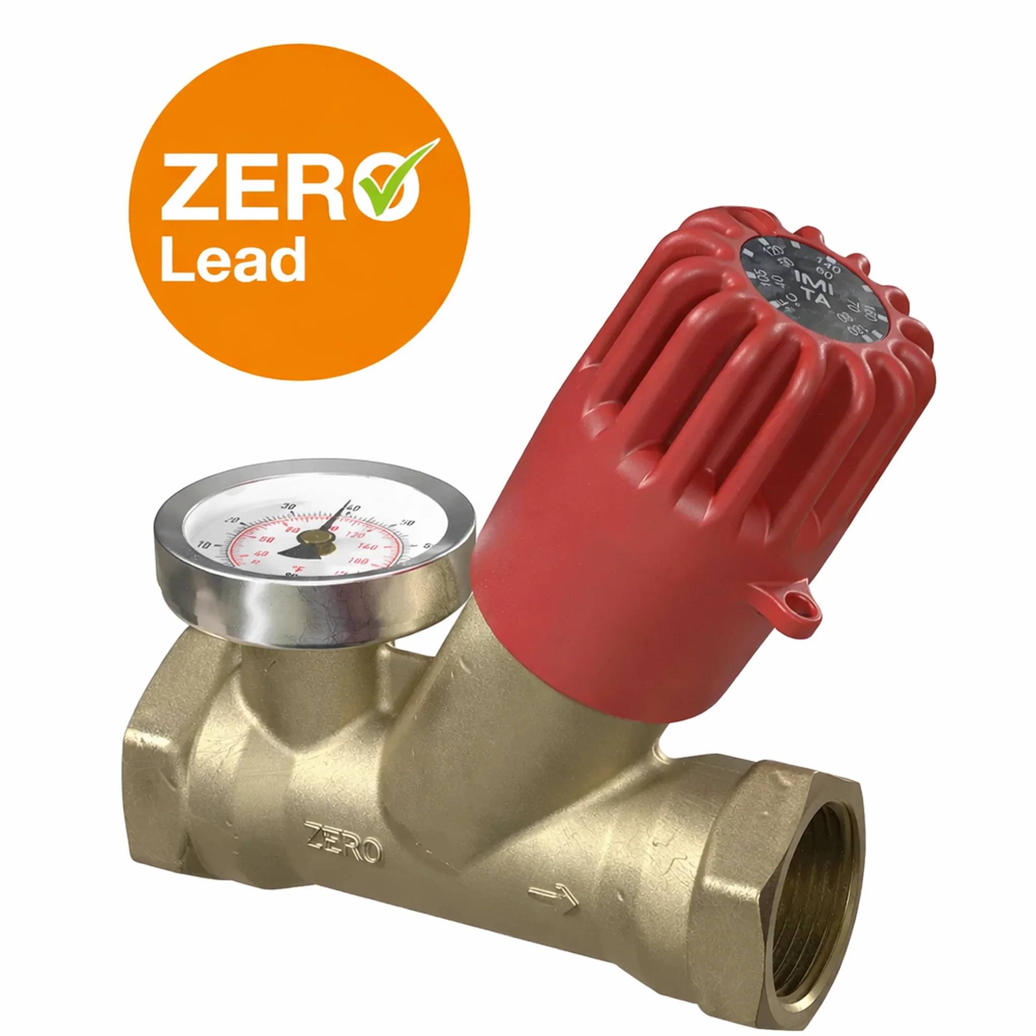 IMI Heimeier THERM-ZERO 1/2 Zoll mit Thermometer 55 Grad, 1 Stk.