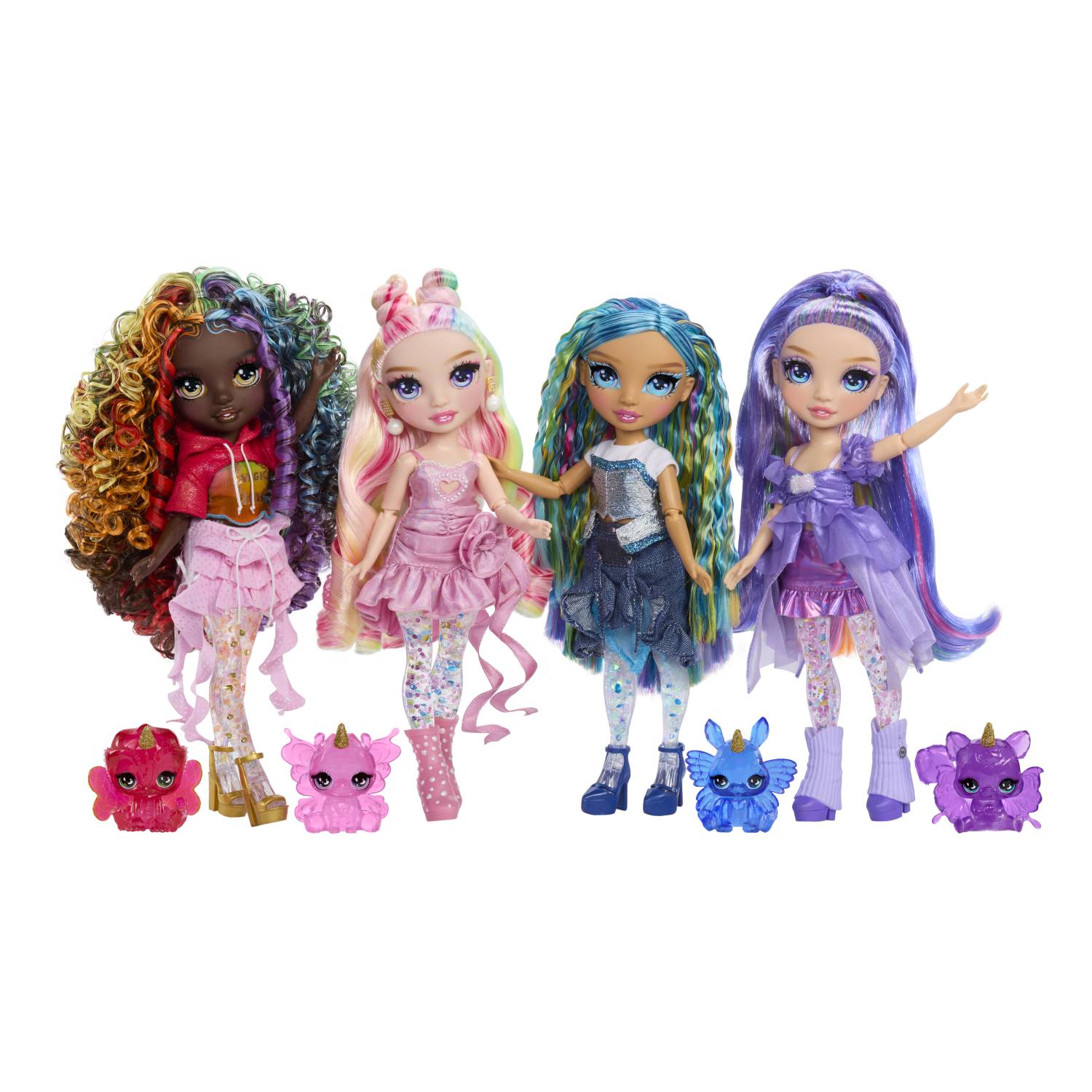 Rainbow High Rainbow Shimmers with Slime Fashion Doll - Violet (purple), Modepuppe, Weiblich, 4 Jahr(e), Junge/Mädchen,
