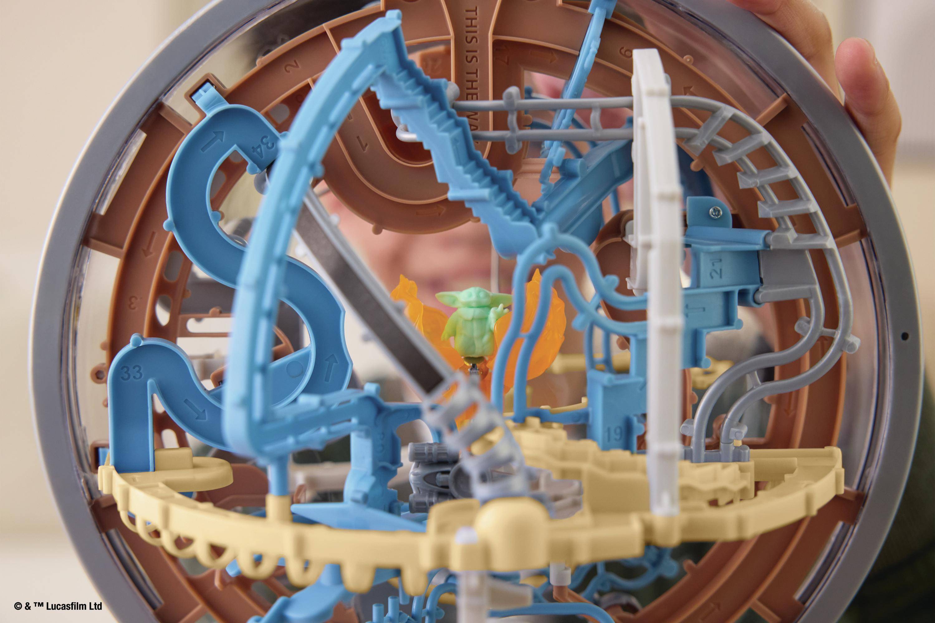 Spin Master Perplexus Star Wars - The Mandalorian, 3D-Kugellabyrinth mit 80 Hindernissen, 8 Jahr(e)