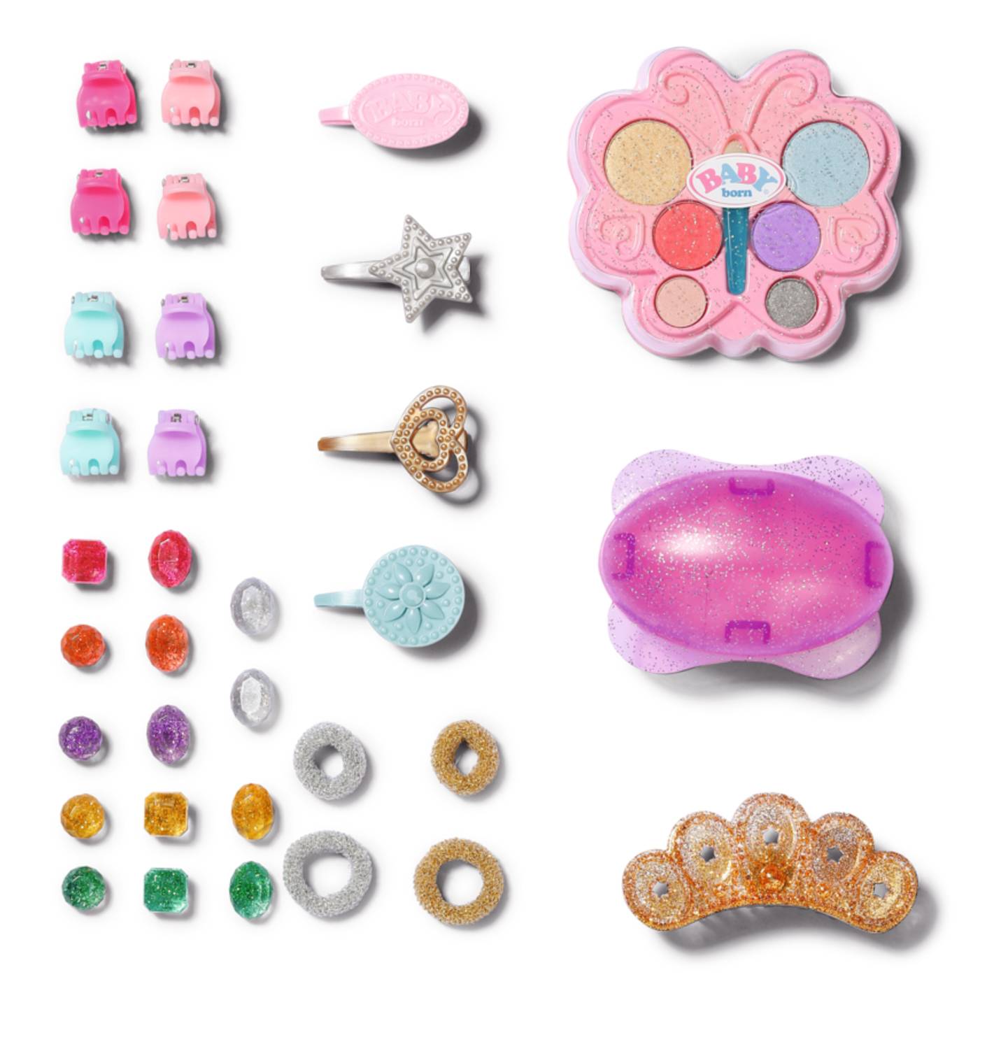 Zapf BABY born Sister Styling Head Princess, Doll make-up & hair styling set, 3 Jahr(e)