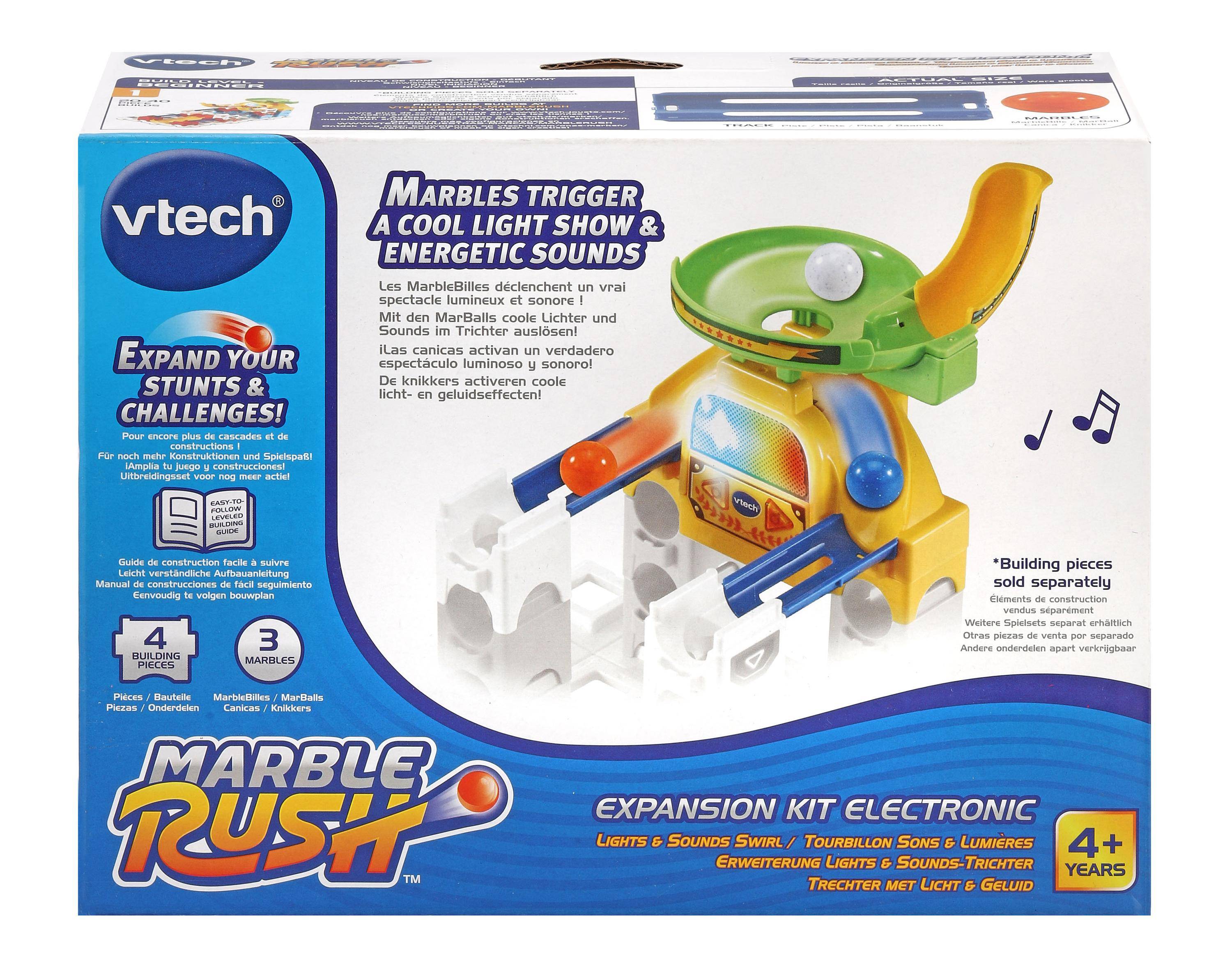 VTech Marble Rush - Expansion Kit Electronic - Trechter, 4 Jahr(e), Mit Ton, AA, Kunststoff, Mehrfarbig
