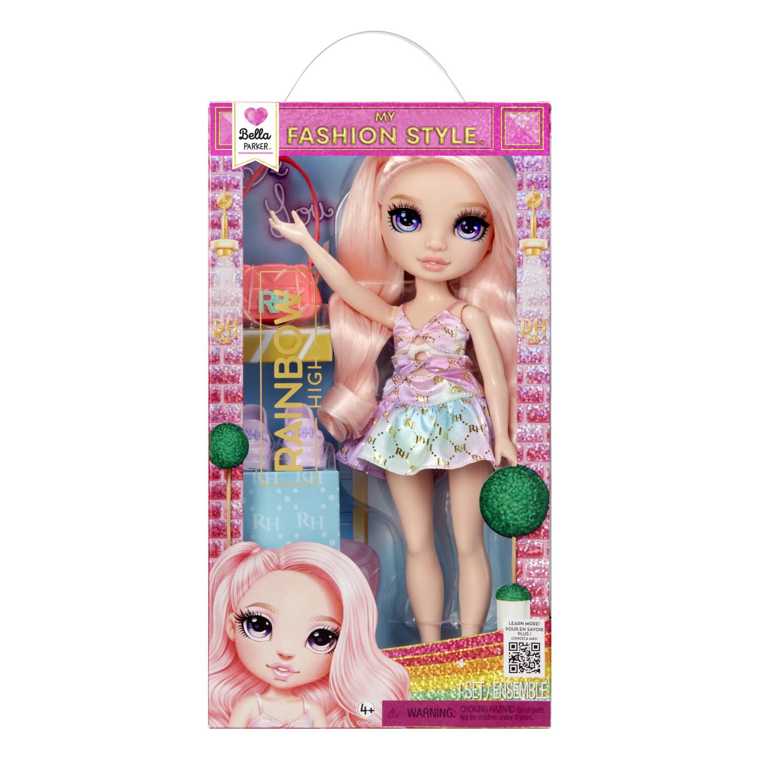 Rainbow High My Fashion Style Fashion Dolls- Bella, Modepuppe, Weiblich, 4 Jahr(e), Junge/Mädchen, 280 mm, Mehrfarbig