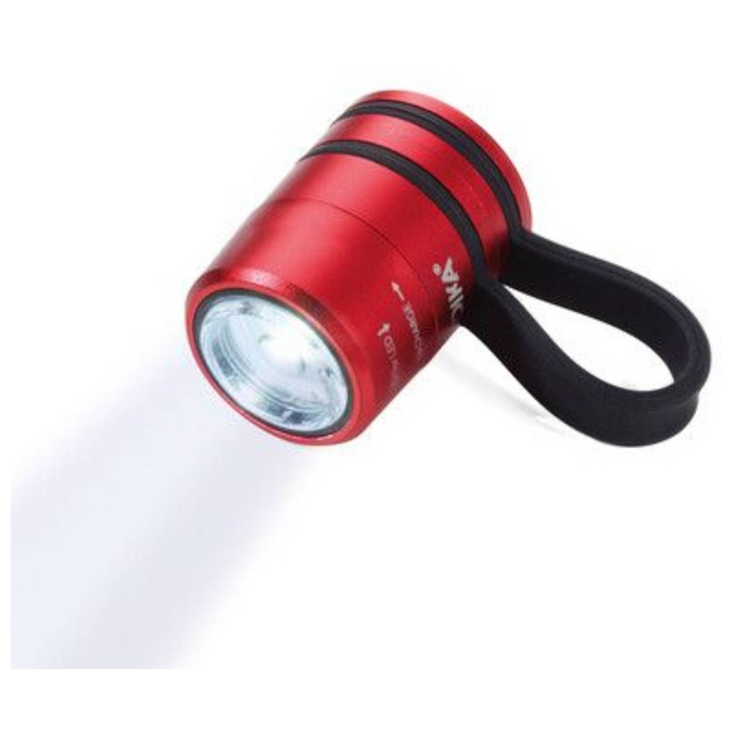 Troika ECO RUN, Magnetische Befestigung Taschenlampe, Rot, Aluminium, Silikon, SMD LED, 1 Lampen, Weiß