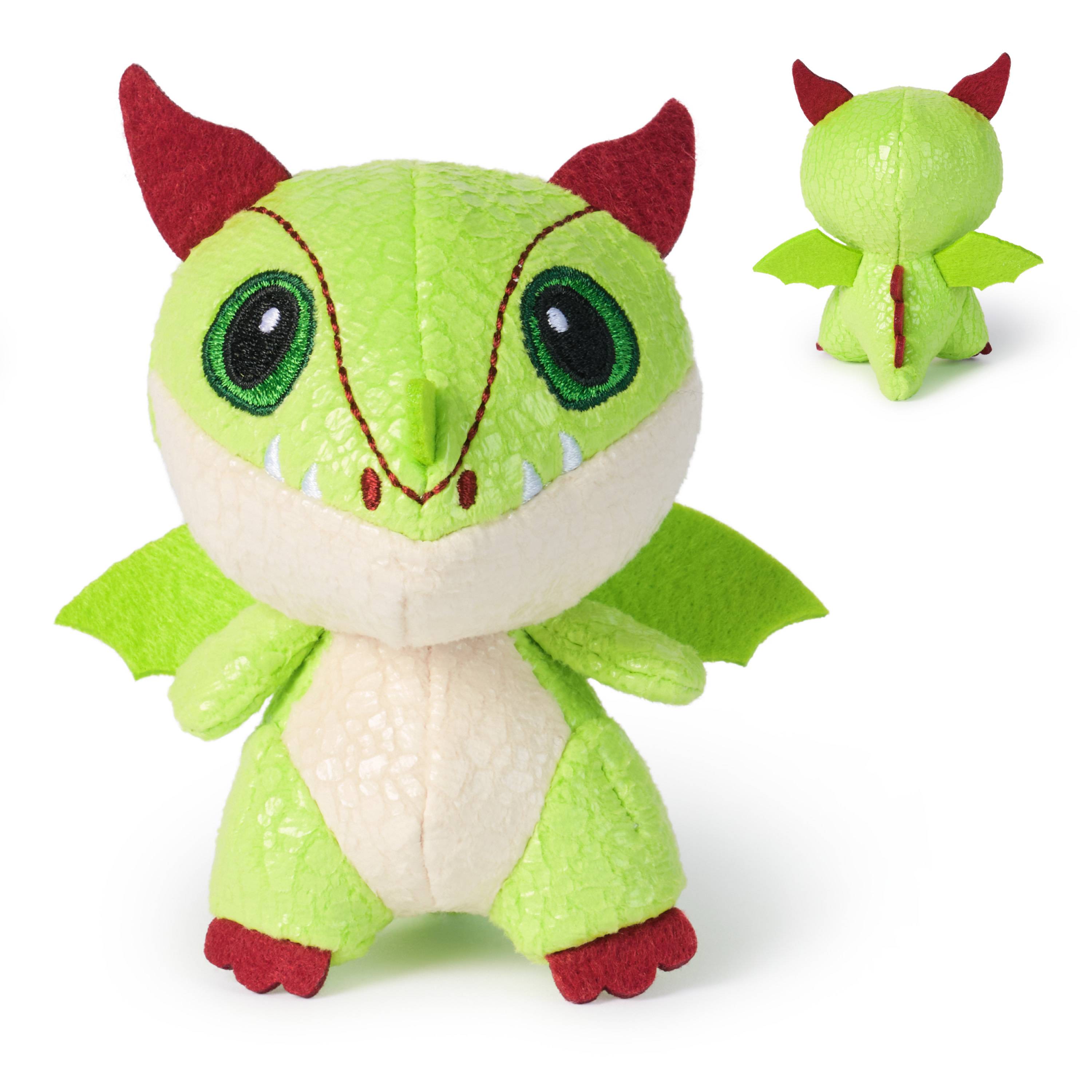 Spin Master DreamWorks Dragons Drachenzähmen leicht gemacht - Plüschdrache im Totem zum Sammeln,