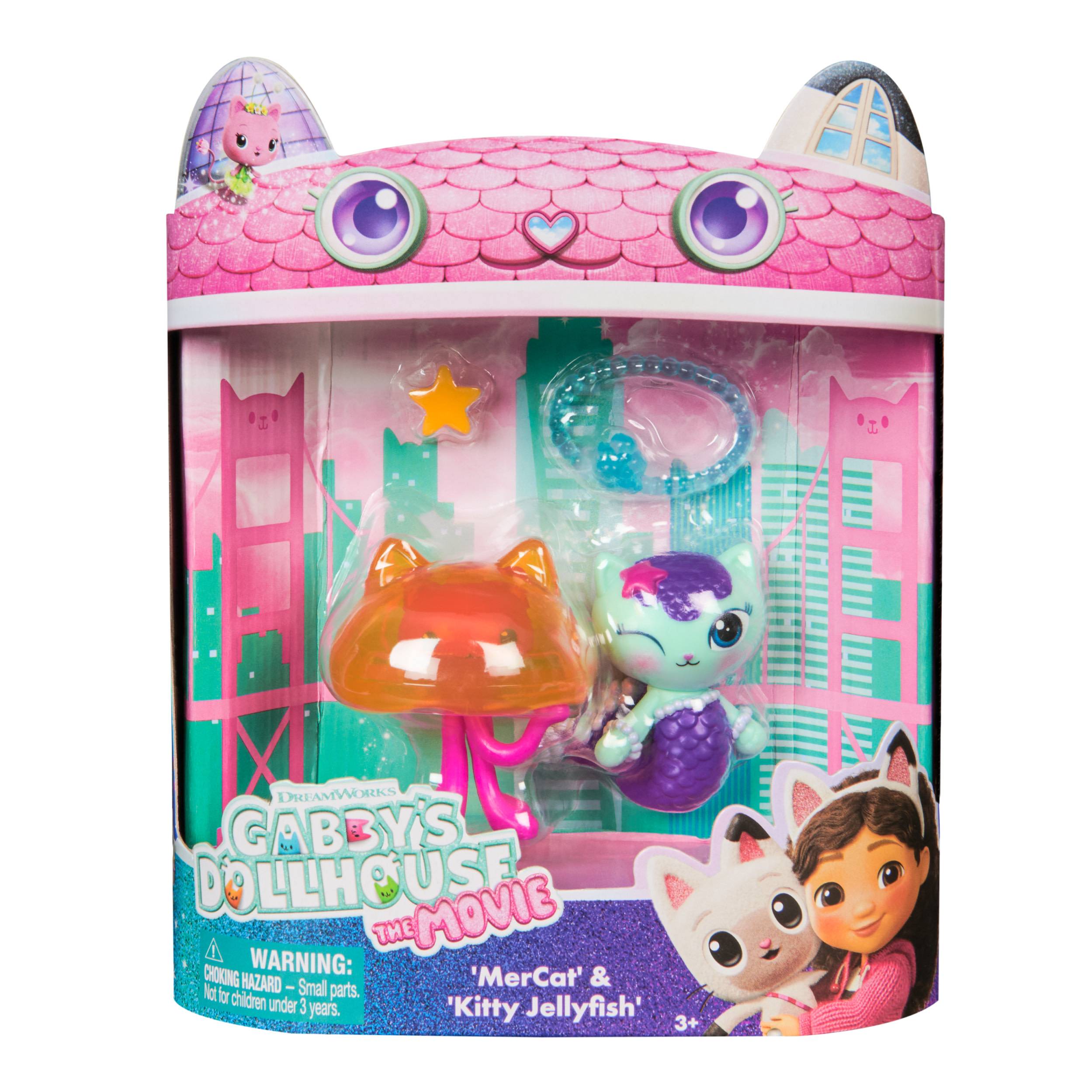 Spin Master Gabby's Dollhouse Der Film - Merkätzchen & Kitty Jellyfish