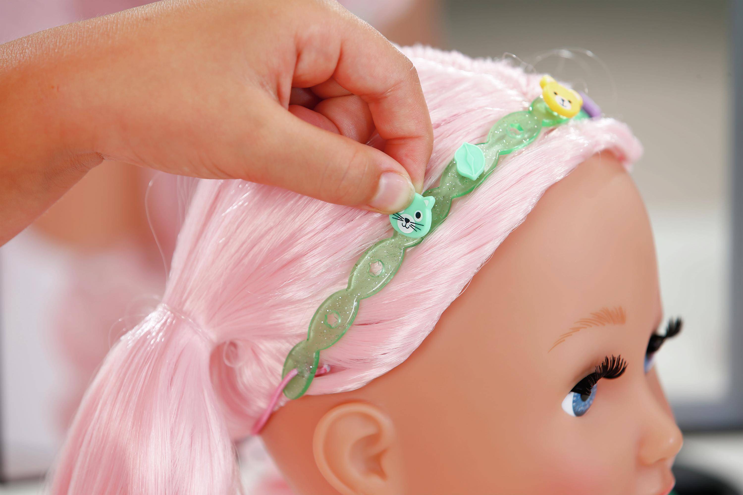 Zapf BABY born Styling Marker & Accessories, Make-up-/Styling-Puppenkopf, Weiblich, 3 Jahr(e), Junge/Mädchen, Mehrfarbig