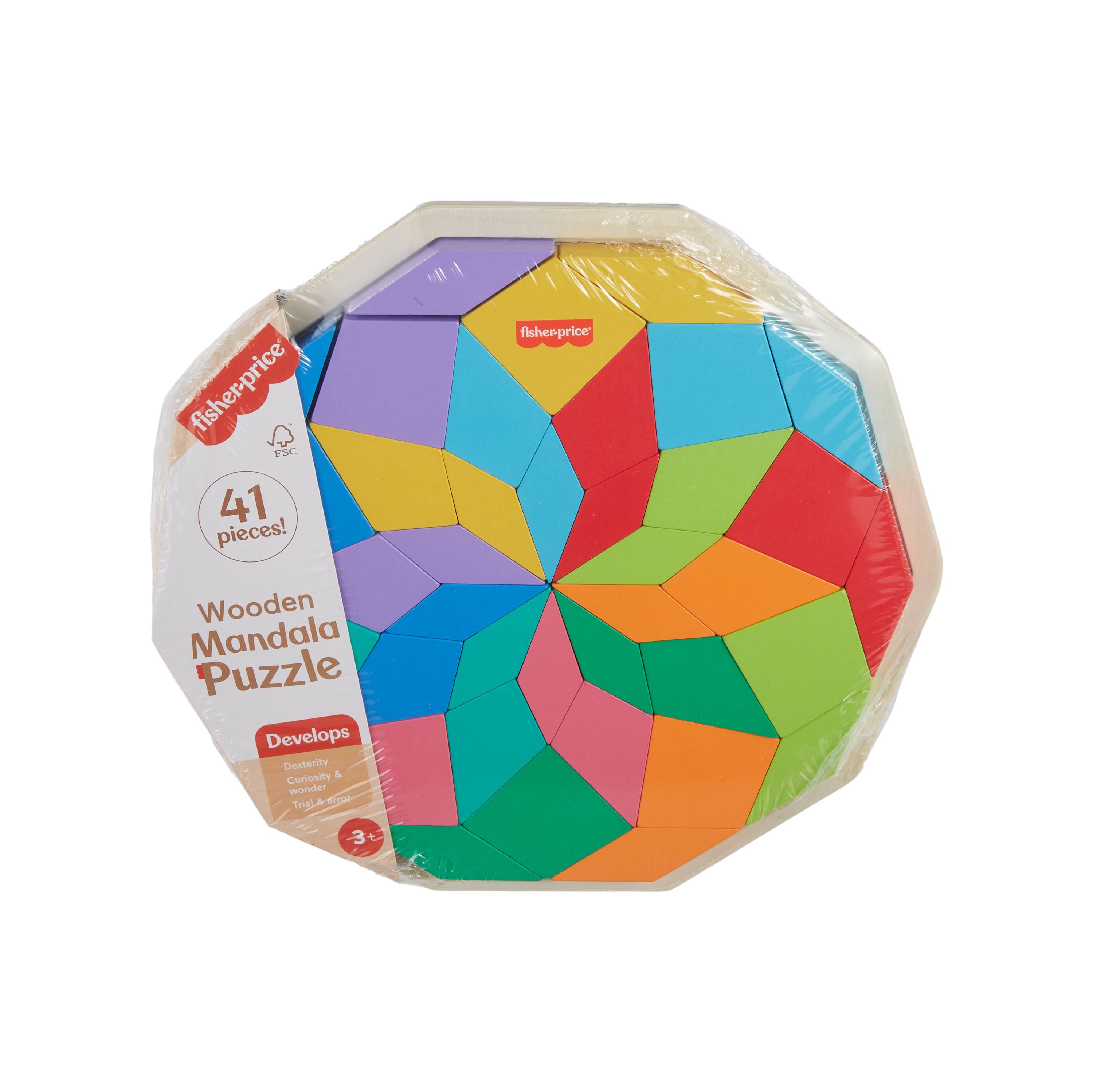 Mattel Mandalapuzzle aus Holz 40 Teile