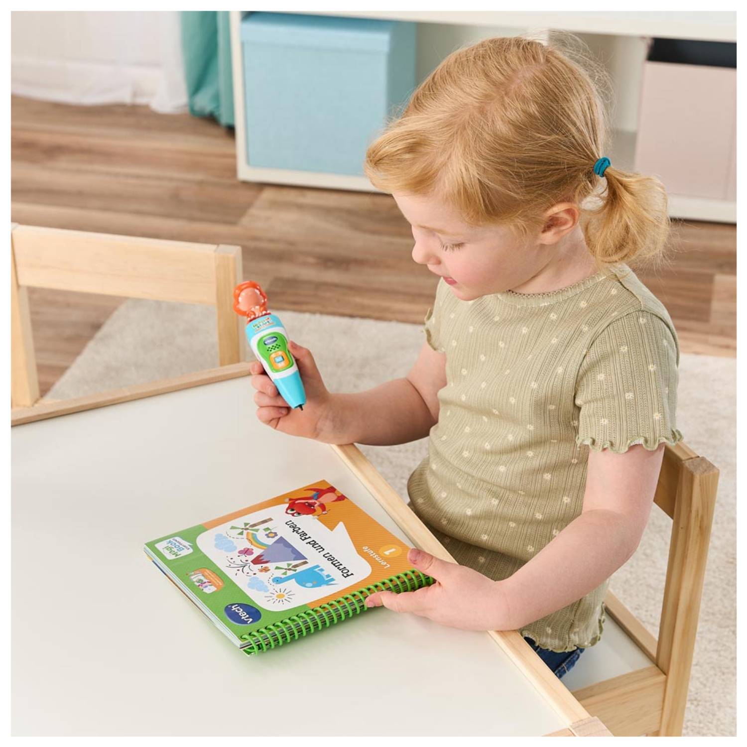 VTech MagiBook Lernstufe 1 - Formen und Farben inklusive Story'Friend Lernfigur, 2 Jahr(e), Mehrfarbig