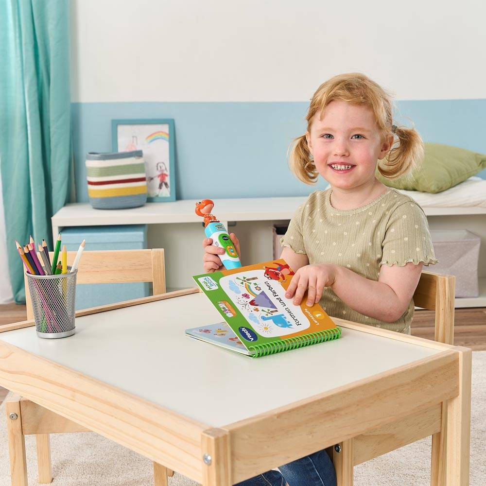 VTech MagiBook Lernstufe 1 - Formen und Farben inklusive Story'Friend Lernfigur, 2 Jahr(e), Mehrfarbig