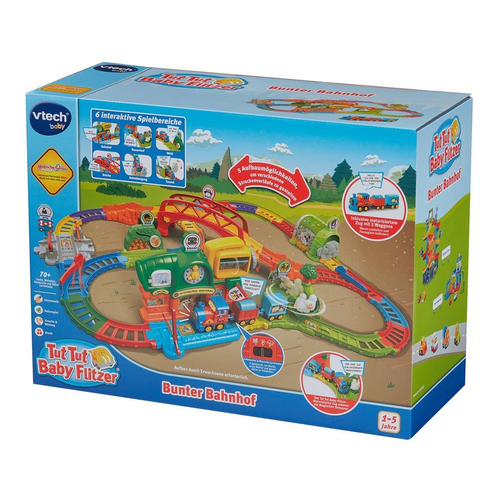 VTech Tut Baby Flitzer - Bunter Bahnhof