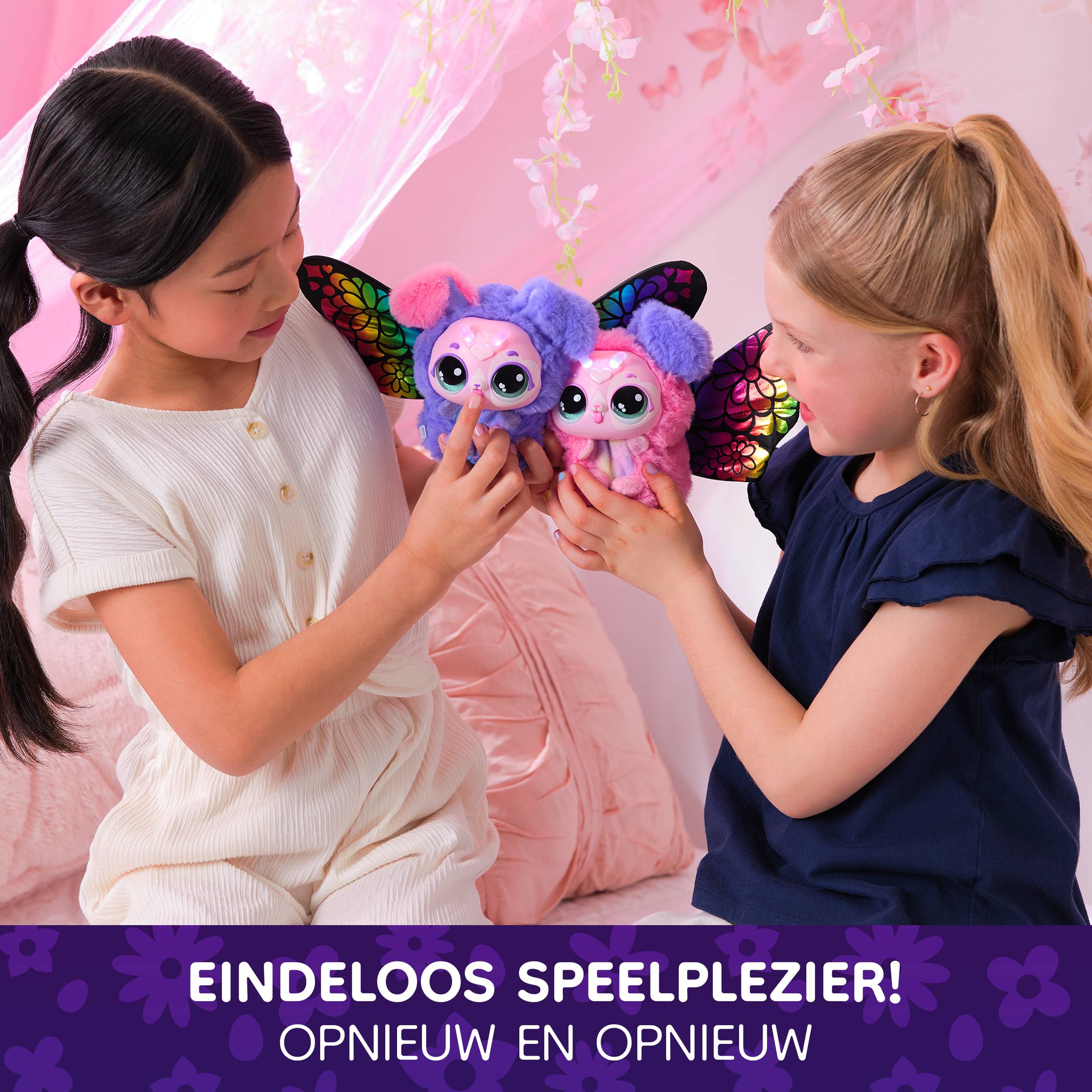 Spin Master Hatchimals Bloomables von - Puppyfly, Interaktives Spielzeug mit Überraschung, doppelter