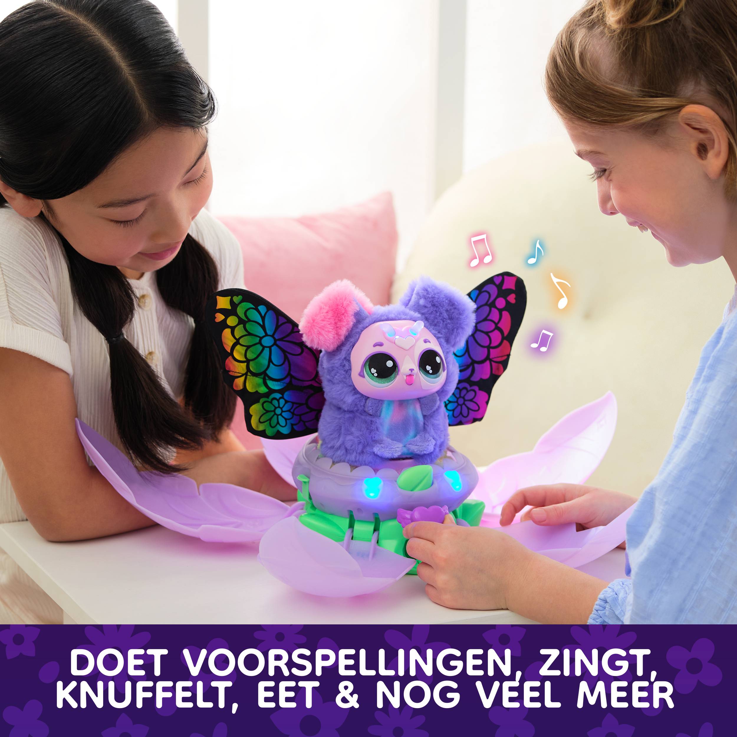 Spin Master Hatchimals Bloomables von - Puppyfly, Interaktives Spielzeug mit Überraschung, doppelter