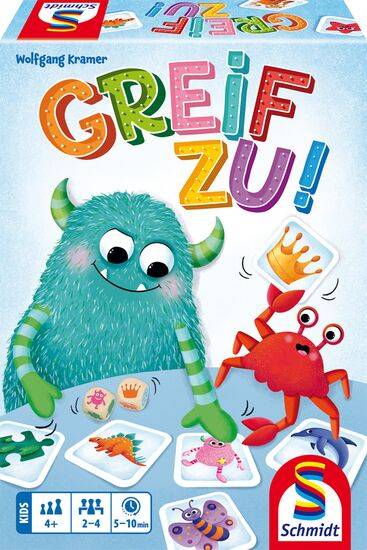 Schmidt Spiele Greif zu!, Kartenspiel, 4 Jahr(e), 5 min, 10 min