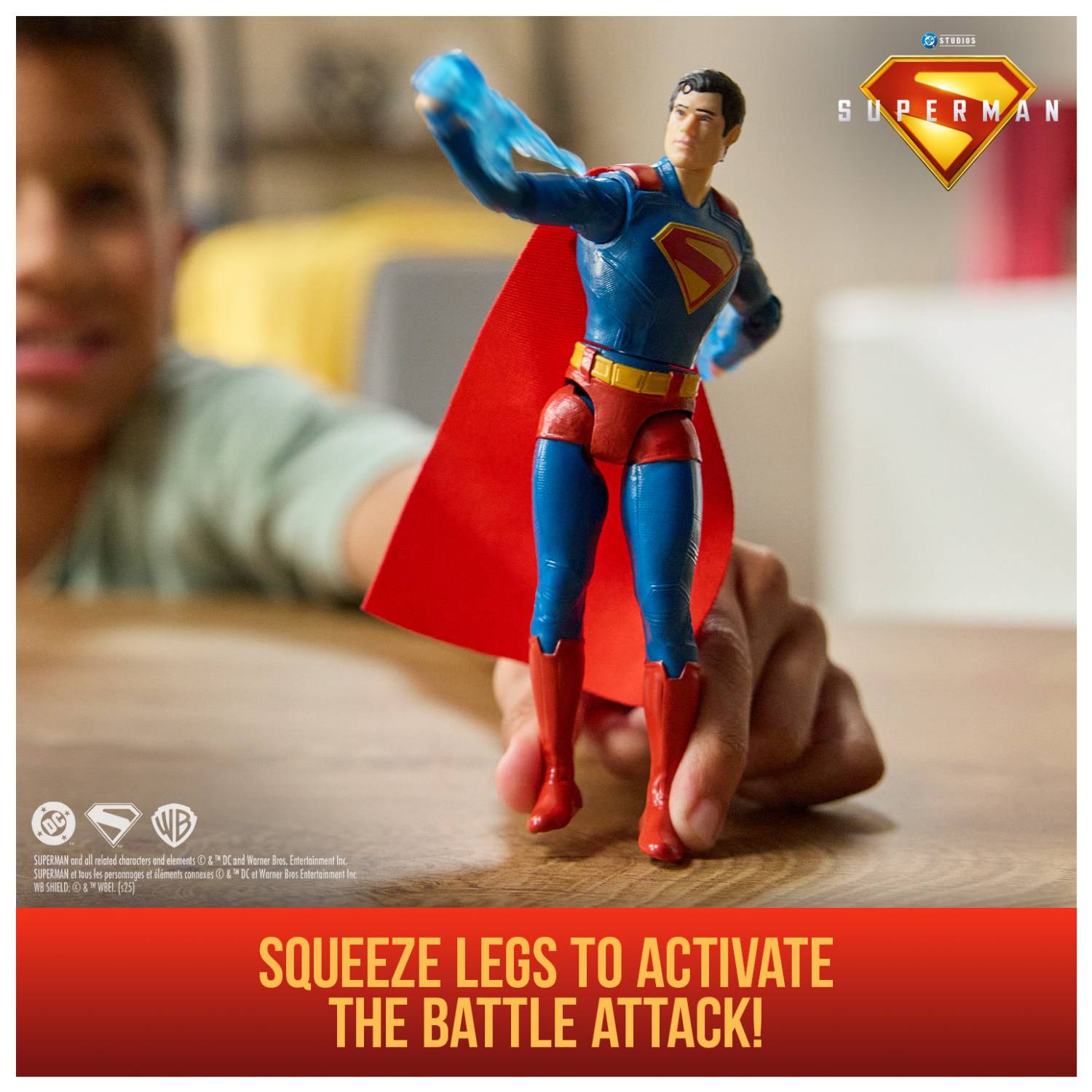 Spin Master Superman - 15cm Superman Deluxe Action-Figur, 160 g