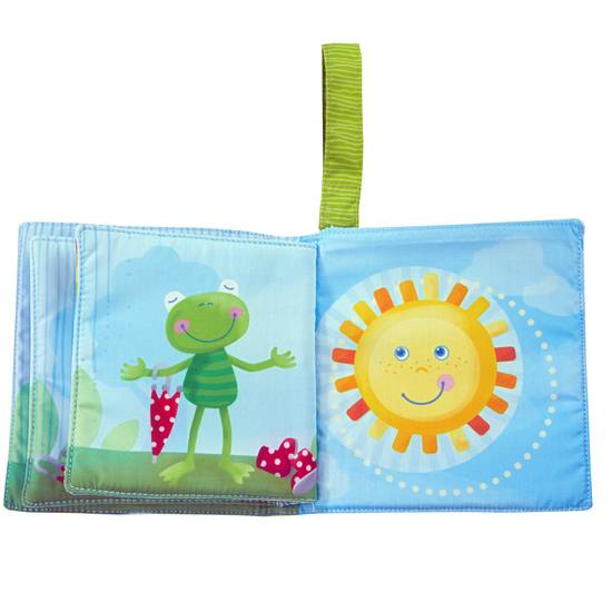 HABA Fabric book Rainbow World, 0,5 Jahr(e), Mehrfarbig