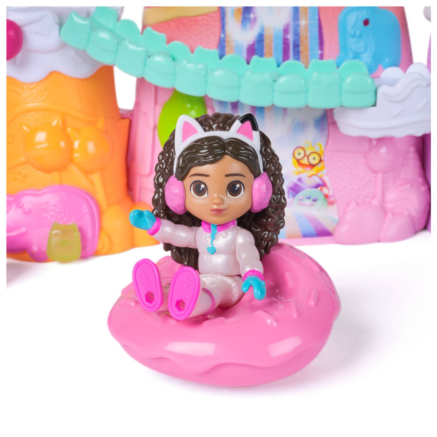Spin Master Gabby's Dollhouse DREAMWORKS : DER FILM - Zuckerguss-Gebirge Spielset, 12-teiliges
