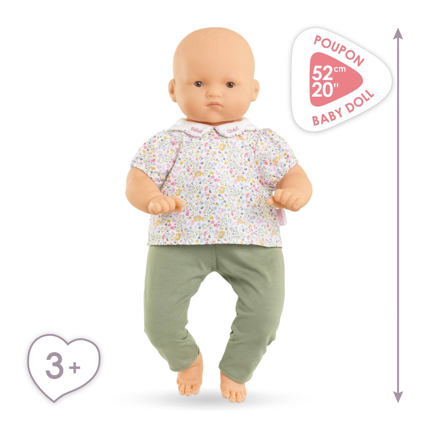 Simba Dickie Corolle 9000170040, Babypuppe, Weiblich, 3 Jahr(e), Junge/Mädchen, 520 mm, 840 g