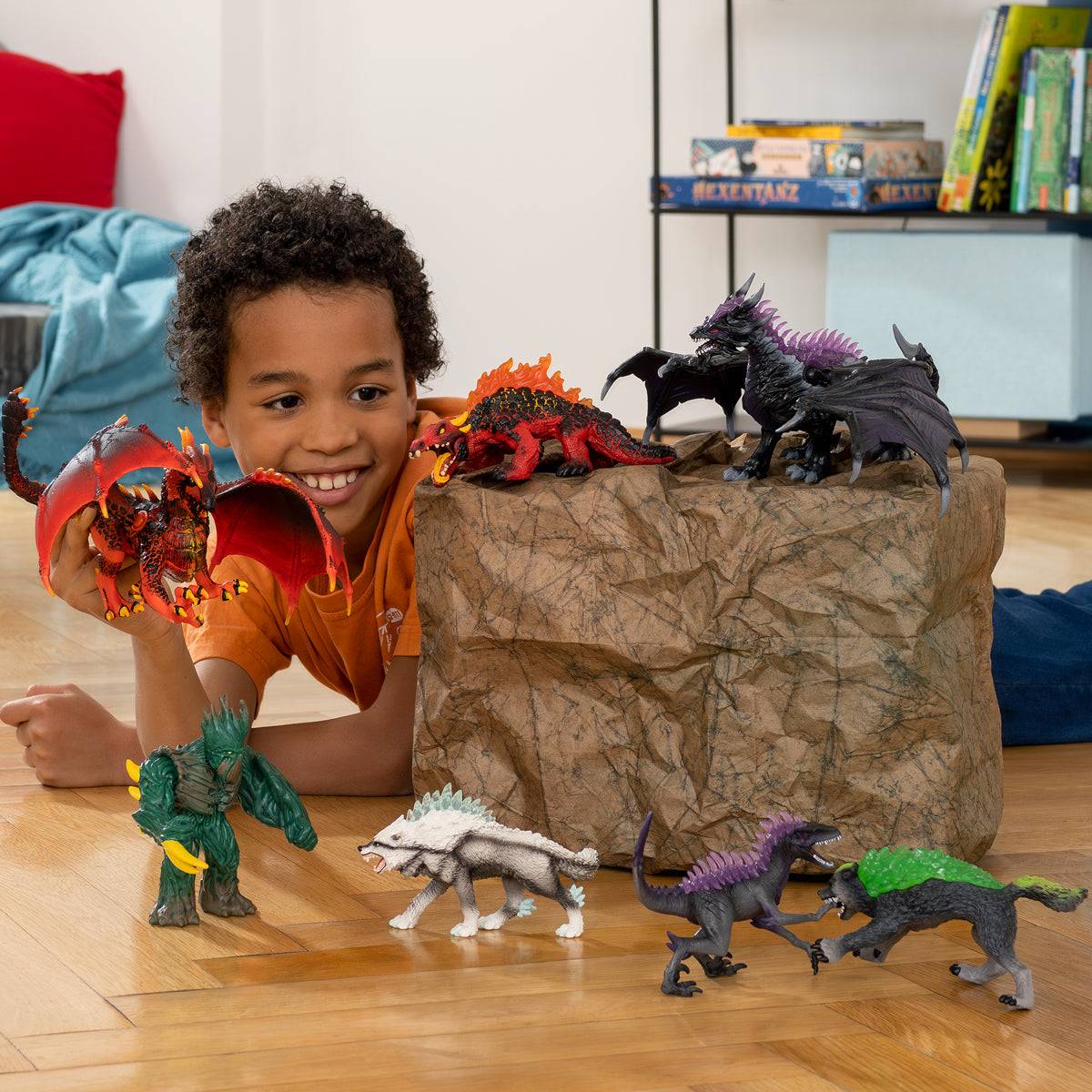 Schleich ELDRADOR CREATURES 70153, 7 Jahr(e), Monsters and dragons, Stone World, Grün, Grau, Kunststoff